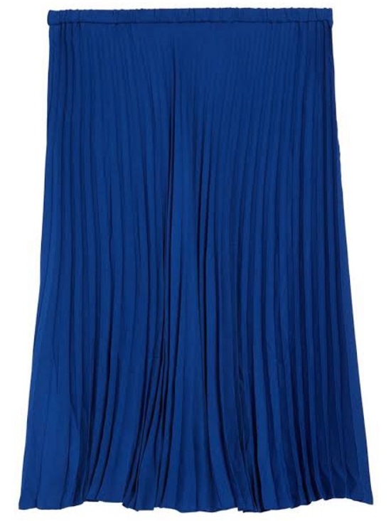 Halogen Dresses & Skirts - Halogen Royal Blue Pleated Midi Skirt